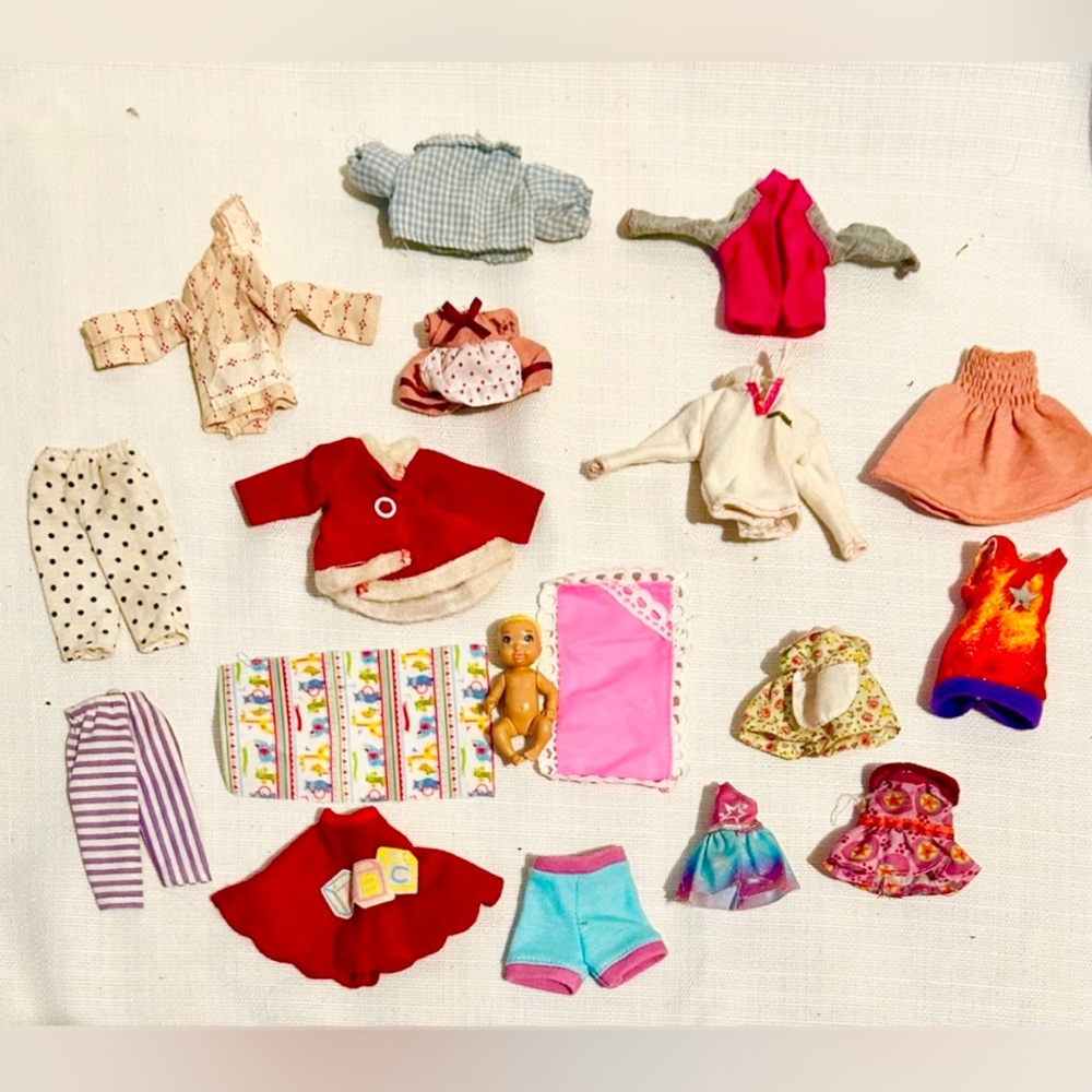 Barbie Doll Clothing Lot - Multi-size